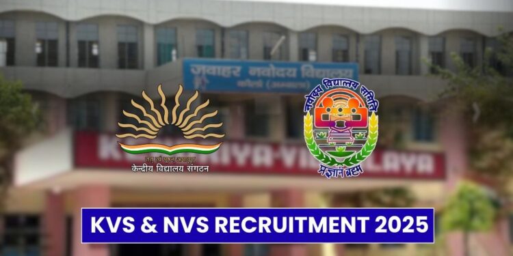 KVS & NVS Recruitment 2025 for 14,967 Vacancies, Eligibility & Other Details!